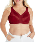 Playtex Women's Wireless Bra, 18 Hour Plus-Size Bras Available, Full Coverage, Smoothing, 4693, Single or 2-Pack