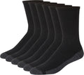 Hanes Men's Crew & Over the Calf Socks Pack, Max Cushioned Moisture-wicking Stay Dry Socks, Athletic Socks, 6, 8 Or 12-pairs