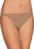 Vanity Fair Women's Illumination String Bikini Panties, Silky Stretch & Satin Trim