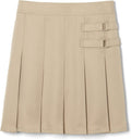 French Toast Girls Adjustable Waist Pleated-Front Two-tab Scooter