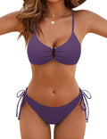 Blooming Jelly Womens Sexy Bikini Sets Cheeky Bathing Suit U-Wire Swimsuits