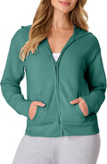 Hanes Women's EcoSmart Fleece Sweatshirt for Women, Soft Midweight - Full-Zip Hoodie, Sweatshirt, or 1/4 Zip