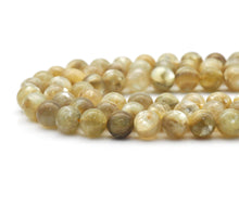 Load image into Gallery viewer, Genuine High Quality Yellow Lepidolite Round Smooth Beads, 8mm/10mm/12mm, Sku#U1448