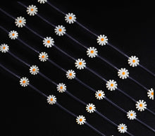 Load image into Gallery viewer, Natural Mother of Pearl Sunflower Beads, Sku#T159