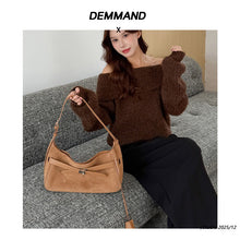 Load image into Gallery viewer, Large-Capacity Matte Cowhide Tote Bag – Shoulder &amp; Crossbody | Sarah Express