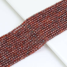Load image into Gallery viewer, Dark Brown CZ Round Faceted Beads, Sku#U1868