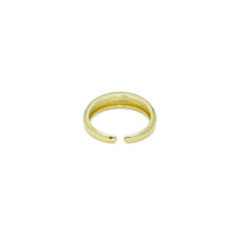 Load image into Gallery viewer, Gold Silver Dome Adjustable Ring, Sku#A159