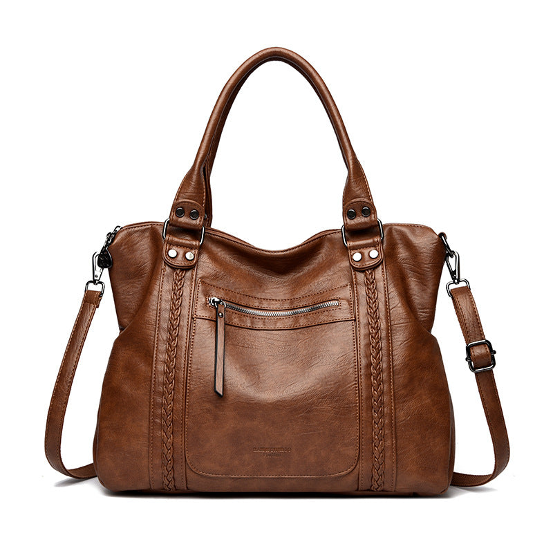 Women's Vintage Genuine Leather Crossbody Shoulder Bag | Soft Cowhide Purse