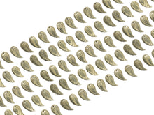Load image into Gallery viewer, Natural Pyrite Angel Wing Carved Beads,16x30mm Pyrite Wing B