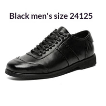 Load image into Gallery viewer, Men's Chunky Sole Casual Sneakers – Microfiber Upper, Rubber Outsole, Lace-Up &amp; Invisible Heel Styles