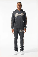 Load image into Gallery viewer, Jordan Craig Paradise Tour Fleece Stacked Joggers - Charcoal