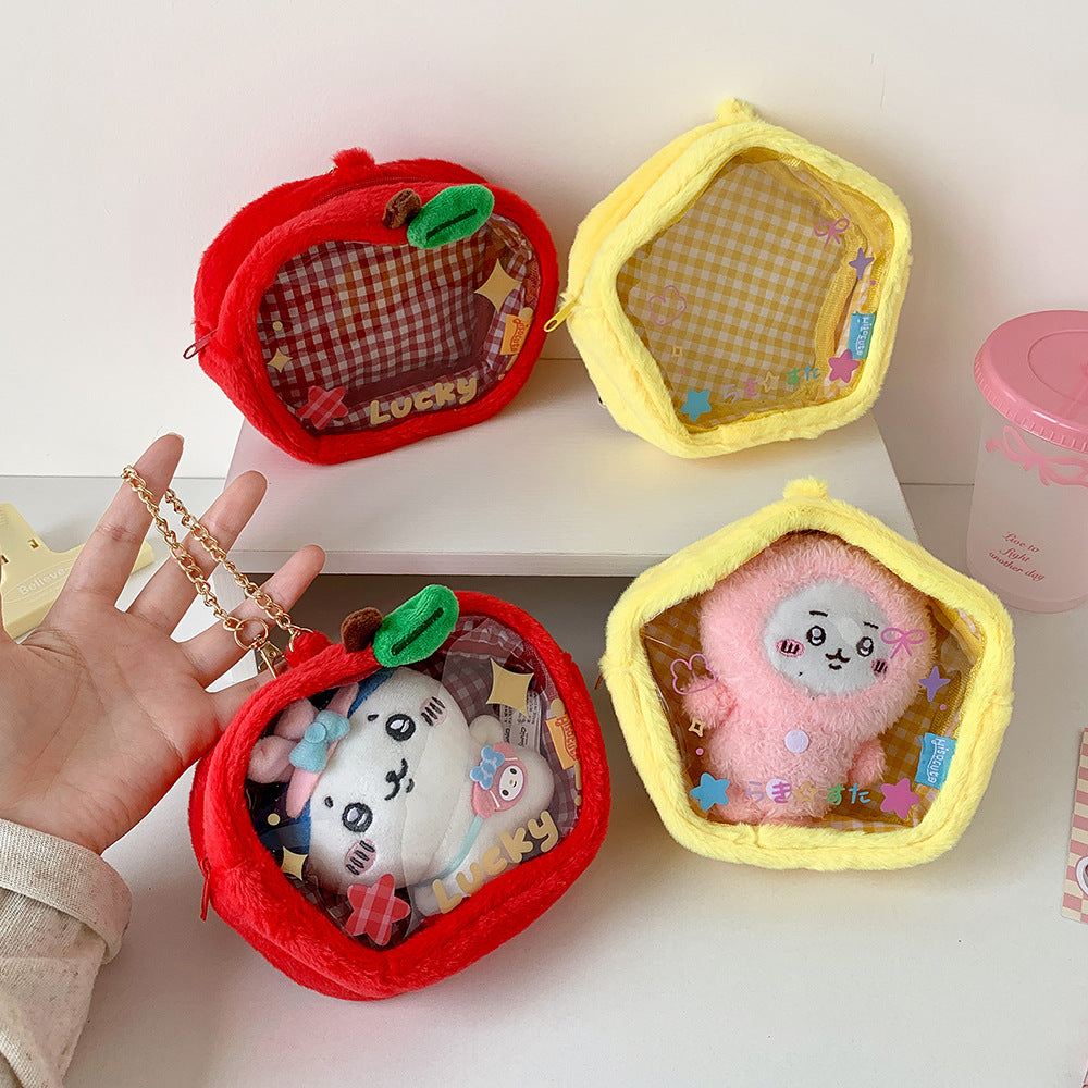 Cute Cartoon Plush Stroller Bag for Kids – Multi-Purpose Baby Accessory Bag