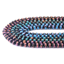 Load image into Gallery viewer, Colorful Hematite Round Smooth Beads, Sku#S157