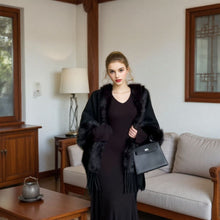 Load image into Gallery viewer, Women's Flow Su Spun Wool Cashmere Double-sided Woolen Cloak