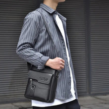 Load image into Gallery viewer, Men's Lychee-Grain PU Leather Business Crossbody Shoulder Bag - Premium Commuter Messenger Bag