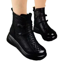 Load image into Gallery viewer, Soft Leather Fleece-Lined Warm Boots