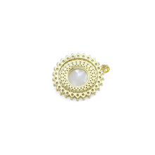 Load image into Gallery viewer, Beautiful CZ Mop Mother of Mary Pendant Charm, Sku#LX565