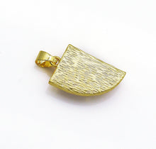 Load image into Gallery viewer, Gold Gemstone Horn Charm, Sku#LY09