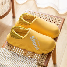 Load image into Gallery viewer, Waterproof Faux Fur Lined Cotton Slippers