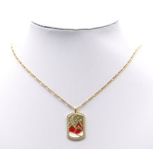 Load image into Gallery viewer, Gold CZ Enamel Mountain Moon Charm, Sku#JL145