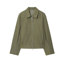 Load image into Gallery viewer, European And American-style Lapel Long-sleeve Zip-up Baseball Uniform Jacket
