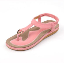 Load image into Gallery viewer, Women's PU Ankle Strap Platform Sandals | Low Heel Open-Toe Summer Shoes