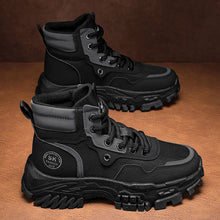 Load image into Gallery viewer, Men's Breathable High-Top Vintage British Work Boots