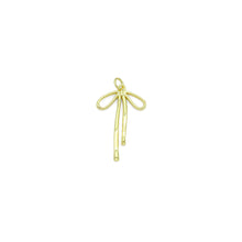 Load image into Gallery viewer, Gold Bowknot Shape Charm Pendant, Sku#LK1052