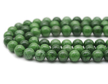 Load image into Gallery viewer, Genuine Green Strawberry Quartz Round Smooth Beads, Sku#U1367