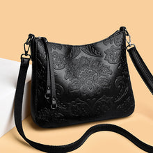 Load image into Gallery viewer, Women's PU Leather Crossbody Messenger Bag - Multi-Compartment Shoulder Bag