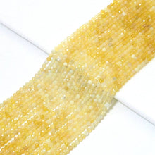 Load image into Gallery viewer, Genuine Yellow Opal Round Faceted Beads, 3mm, Sku#U1504