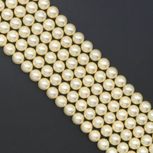 Load image into Gallery viewer, Light Gold MOP Round Smooth Beads, Sku#T175