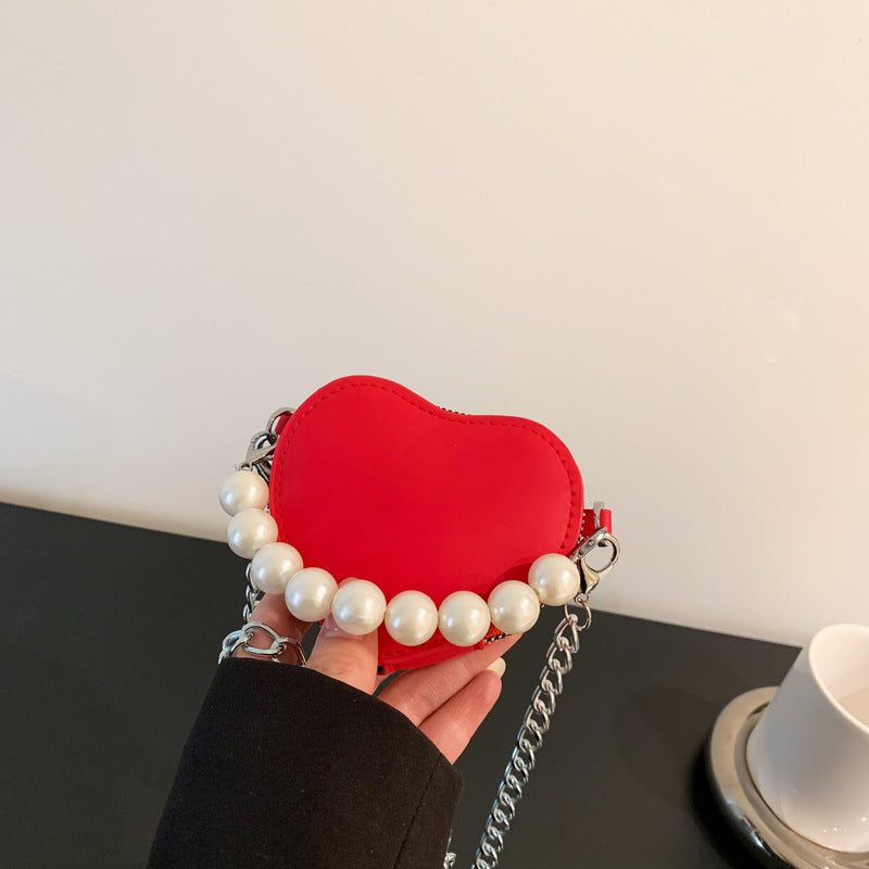 Heart-Shaped Crossbody Bag