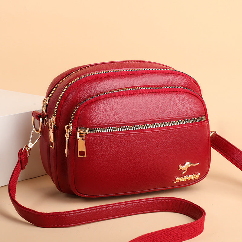 Multi-layer Versatile Crossbody Shoulder Bag