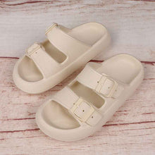 Load image into Gallery viewer, Women's Platform Buckle Sandals - Soft EVA Sole Summer Slippers