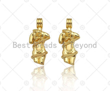 Load image into Gallery viewer, 18K Dianty Gold Female Body Shape Pendant/Charm,Femnist Jewelry Charm, Necklace Bracelet Charm Pendant,12x27mm, Sku#LK279