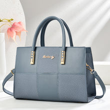 Load image into Gallery viewer, Women's Large Capacity Patchwork Tote Bag - Stylish Color Block Shoulder Handbag