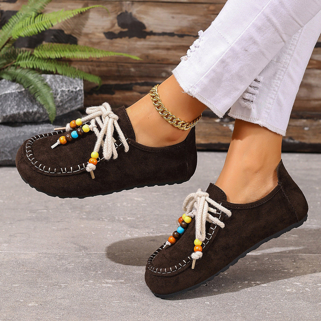 Vintage Suede Casual Loafers