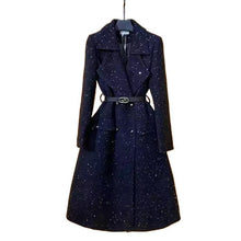 Load image into Gallery viewer, Slim-fit Fashionable Light-luxury Mid-length Coat