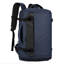Load image into Gallery viewer, Men's Box-Style Outdoor Nylon Backpack | Business Travel Bag with Air-Cushioned Straps