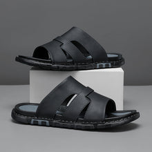Load image into Gallery viewer, Handmade Microfiber Leather Slip-On Loafers for Men