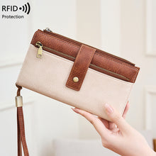 Load image into Gallery viewer, Anti-magnetic Womens Multi-Card Trifold Long Fashion Wallet
