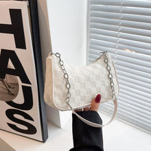 Load image into Gallery viewer, Korean Canvas Plush Crossbody Bag - Women's Trendy Square Shoulder Bag with Zipper Pocket