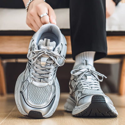 Breathable Mesh Sneakers for Wide Feet & Broad Toes | Casual Lace-Up Shoes
