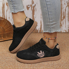 Load image into Gallery viewer, Women's Retro Chunky Sole Sneakers – Color-Block Lace-Up Platform Shoes