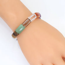 Load image into Gallery viewer, 10x16mm Curved Rectangle Stretchy Bracelet, Sku#U1995