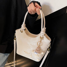 Load image into Gallery viewer, Korean Chic Tote Bag for Women - Versatile Crossbody Bucket Bag with Patchwork Design