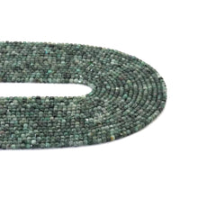 Load image into Gallery viewer, Genuine Emerald Faceted Cube Beads, 2.5mm, Sku#U1523