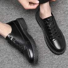 Load image into Gallery viewer, Men's Korean-Style Casual Low-Cut Shoes | Breathable PU Leather Sneakers