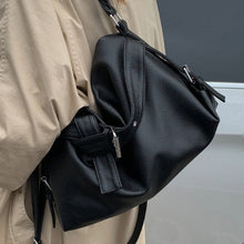 Load image into Gallery viewer, Retro Biker Underarm Bag – High-Capacity Edgy Crossbody